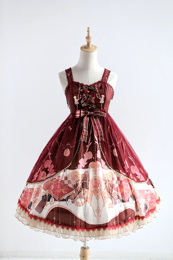 Clock Encounter - Summer Lolita JSK Dress - Image 5
