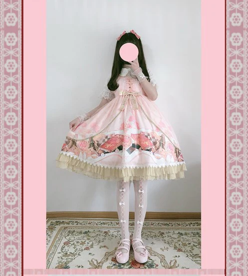 Clock Encounter - Summer Lolita JSK Dress - Image 7