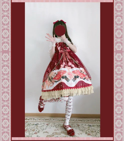 Clock Encounter - Summer Lolita JSK Dress - Image 8