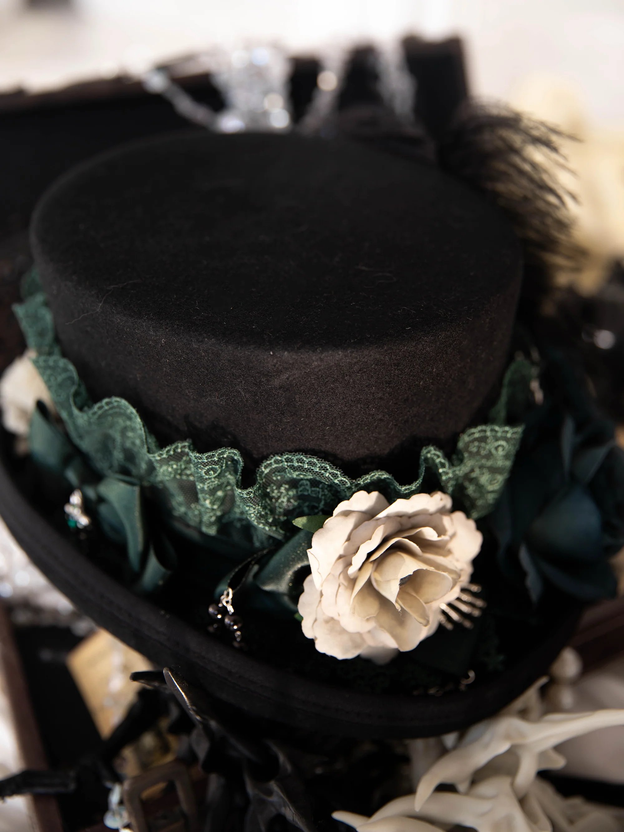 Dragon Bone Cemetery - Gothic Lolita JSK Set with Dragon and Snake Skeleton Embroidery - Image 34