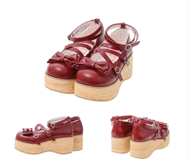 MODO - Sweet Lolita Round-Toe Platform Shoes - Image 11
