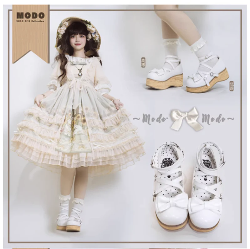 MODO - Sweet Lolita Round-Toe Platform Shoes - Image 13