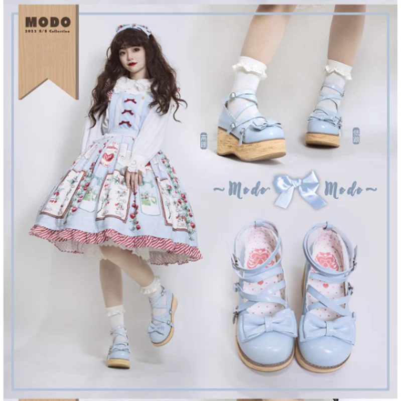 MODO - Sweet Lolita Round-Toe Platform Shoes - Image 15