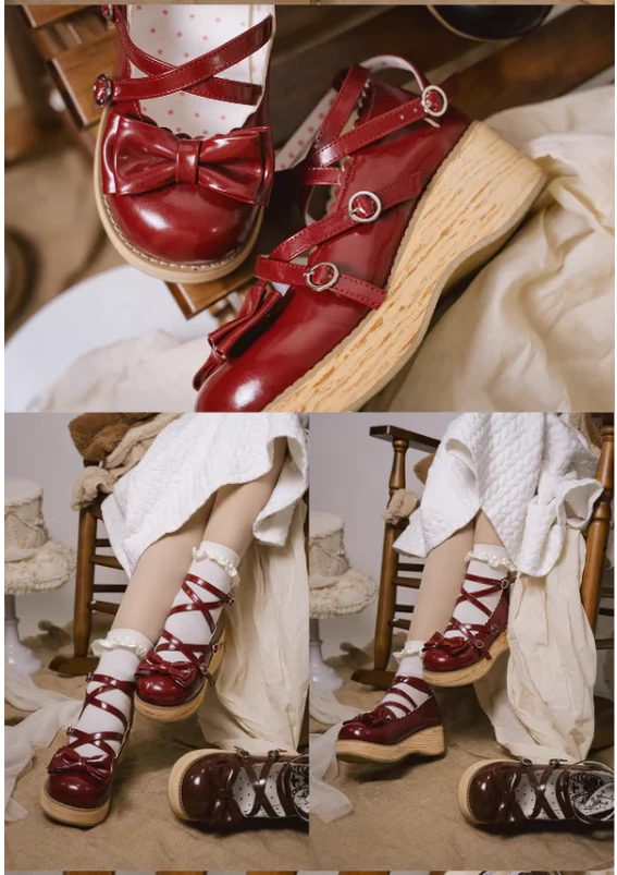 MODO - Sweet Lolita Round-Toe Platform Shoes - Image 22