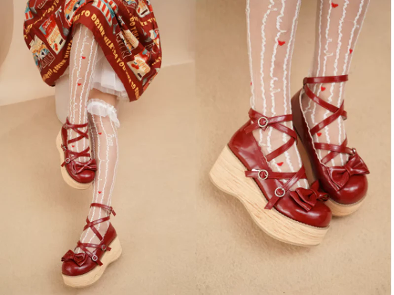 MODO - Sweet Lolita Round-Toe Platform Shoes - Image 29