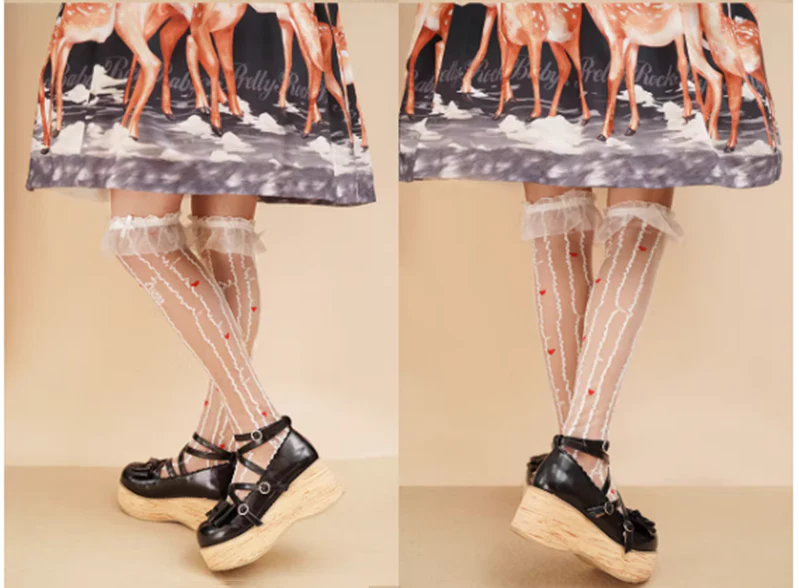 MODO - Sweet Lolita Round-Toe Platform Shoes - Image 32