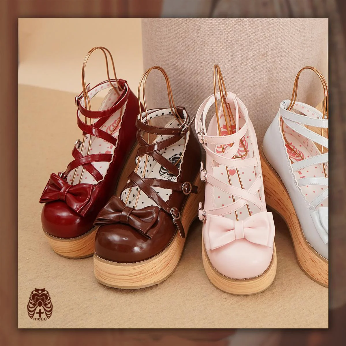 MODO - Sweet Lolita Round-Toe Platform Shoes - Image 4