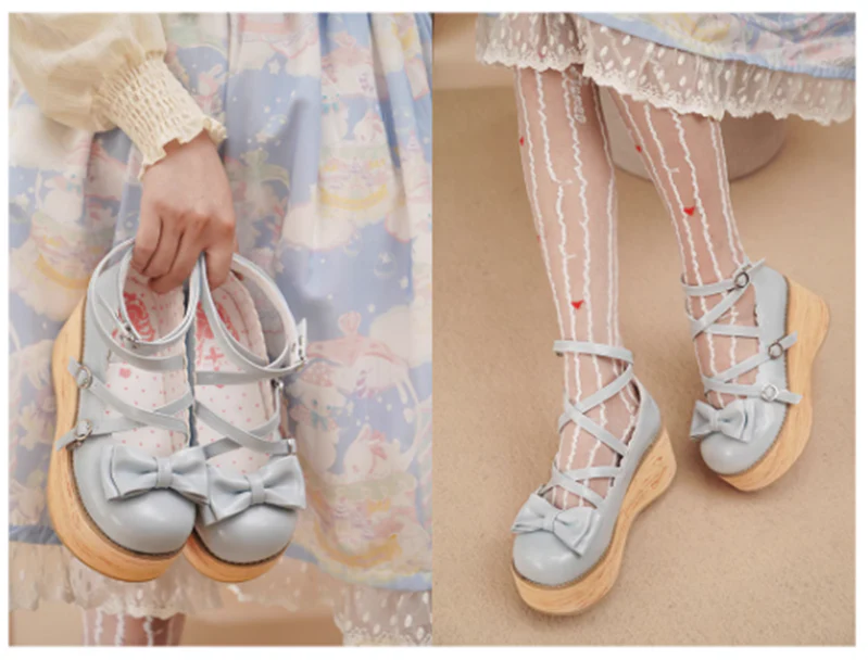 MODO - Sweet Lolita Round-Toe Platform Shoes - Image 46