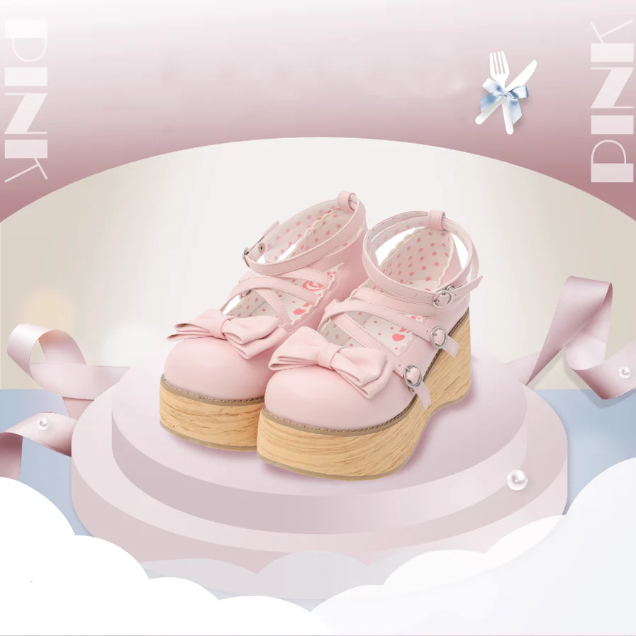 MODO - Sweet Lolita Round-Toe Platform Shoes - Image 5