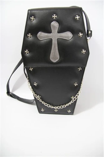 Gothic Coffin Punk Style Bag - Image 3
