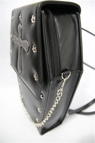 Gothic Coffin Punk Style Bag - Image 4