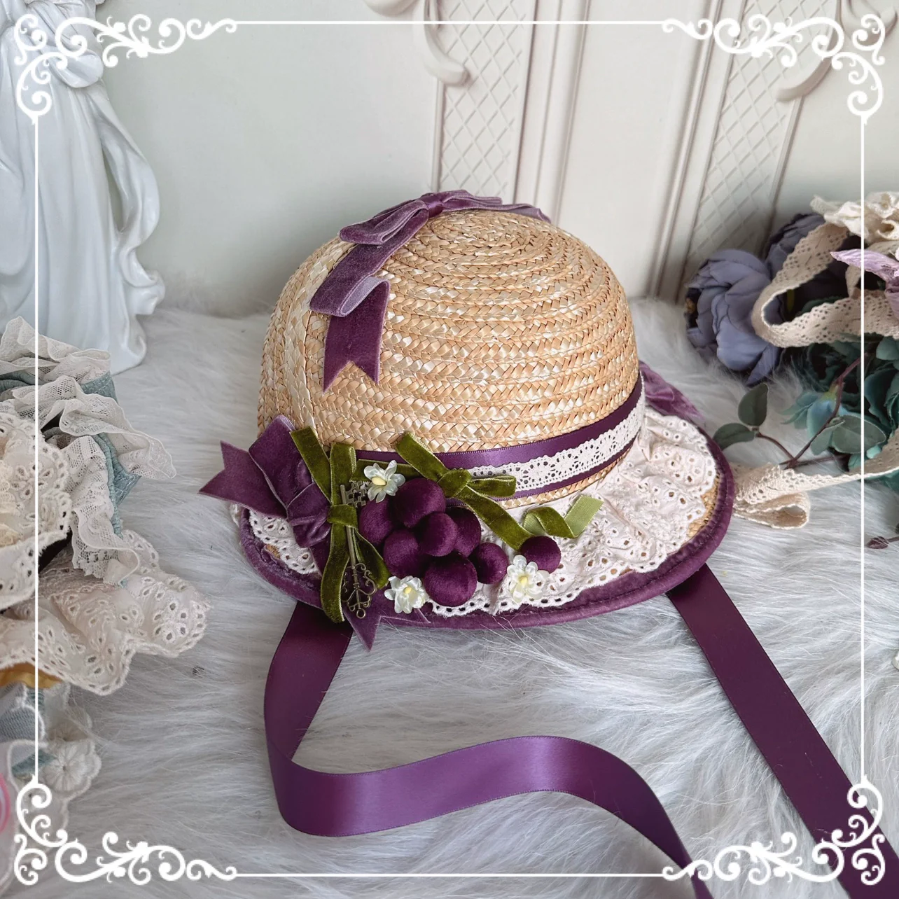 Louvre Vineyard Accessory Hairband Retro Lolita KC - Image 19