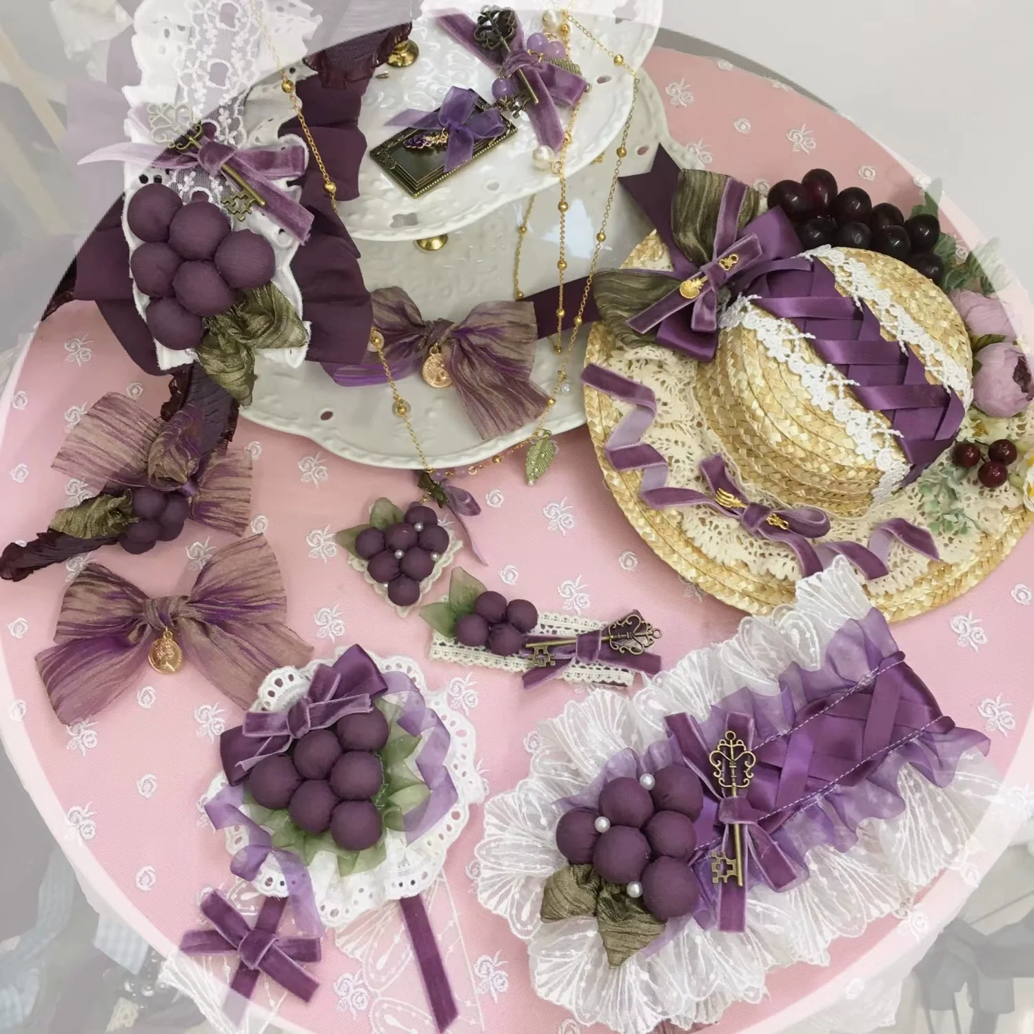 Louvre Vineyard Accessory Hairband Retro Lolita KC - Image 24