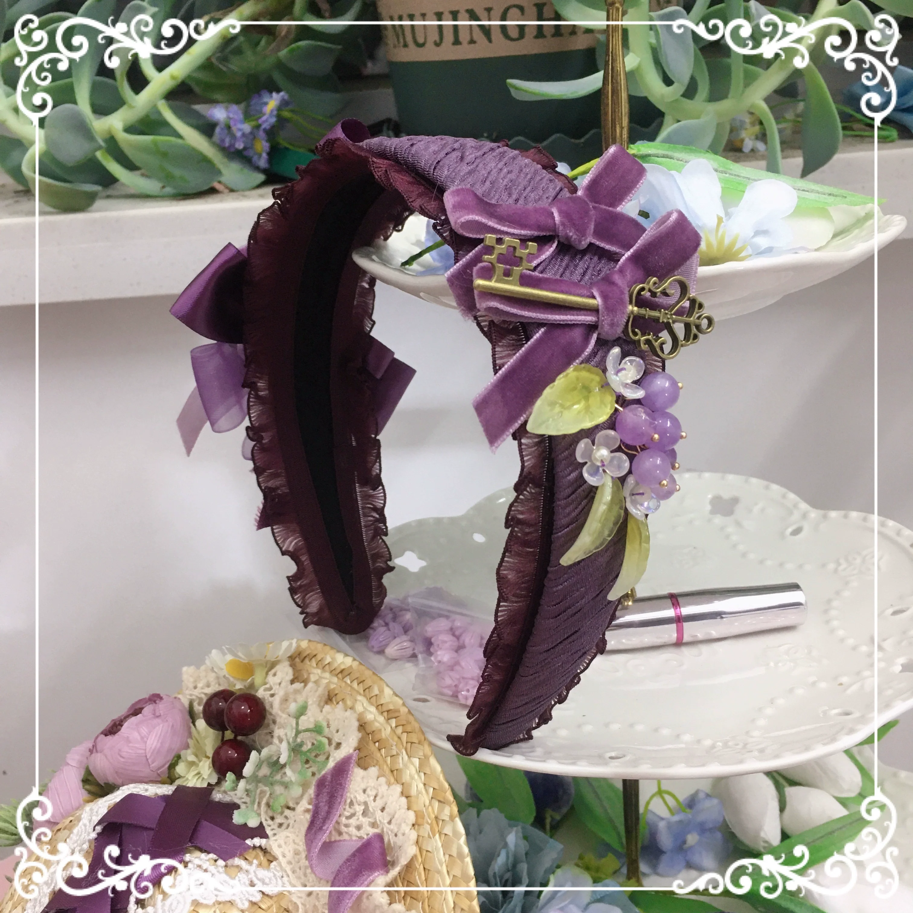 Louvre Vineyard Accessory Hairband Retro Lolita KC - Image 34