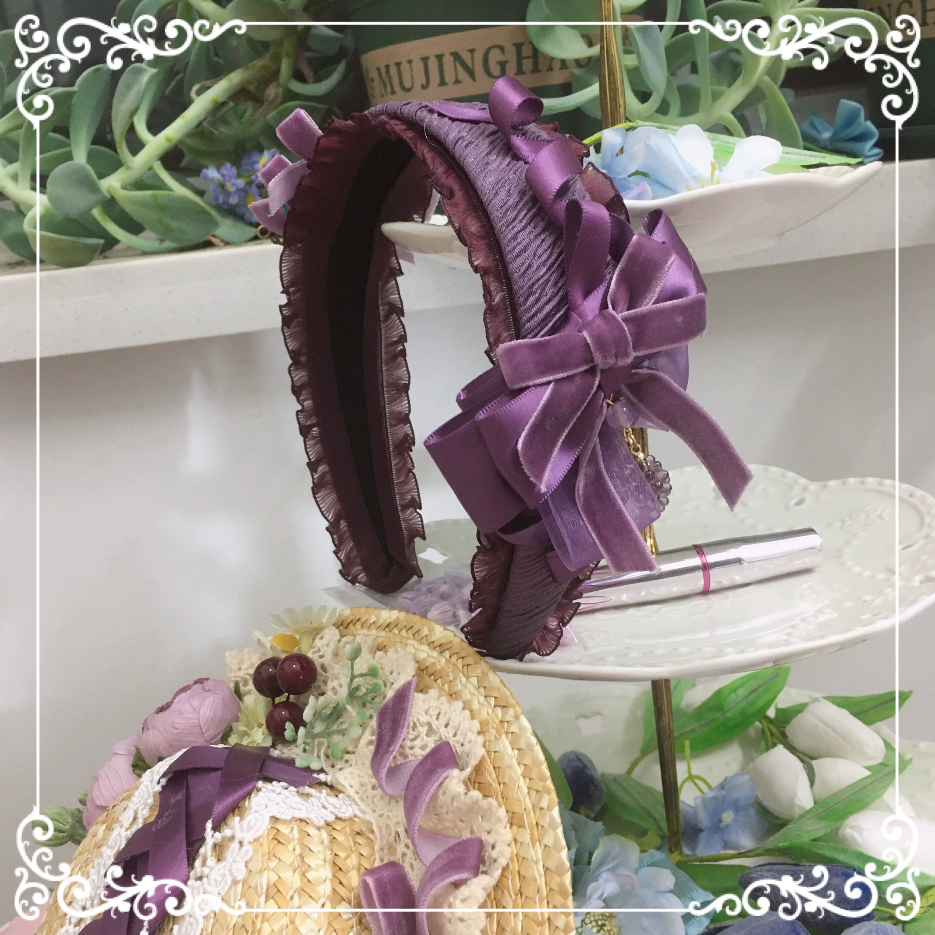 Louvre Vineyard Accessory Hairband Retro Lolita KC - Image 35