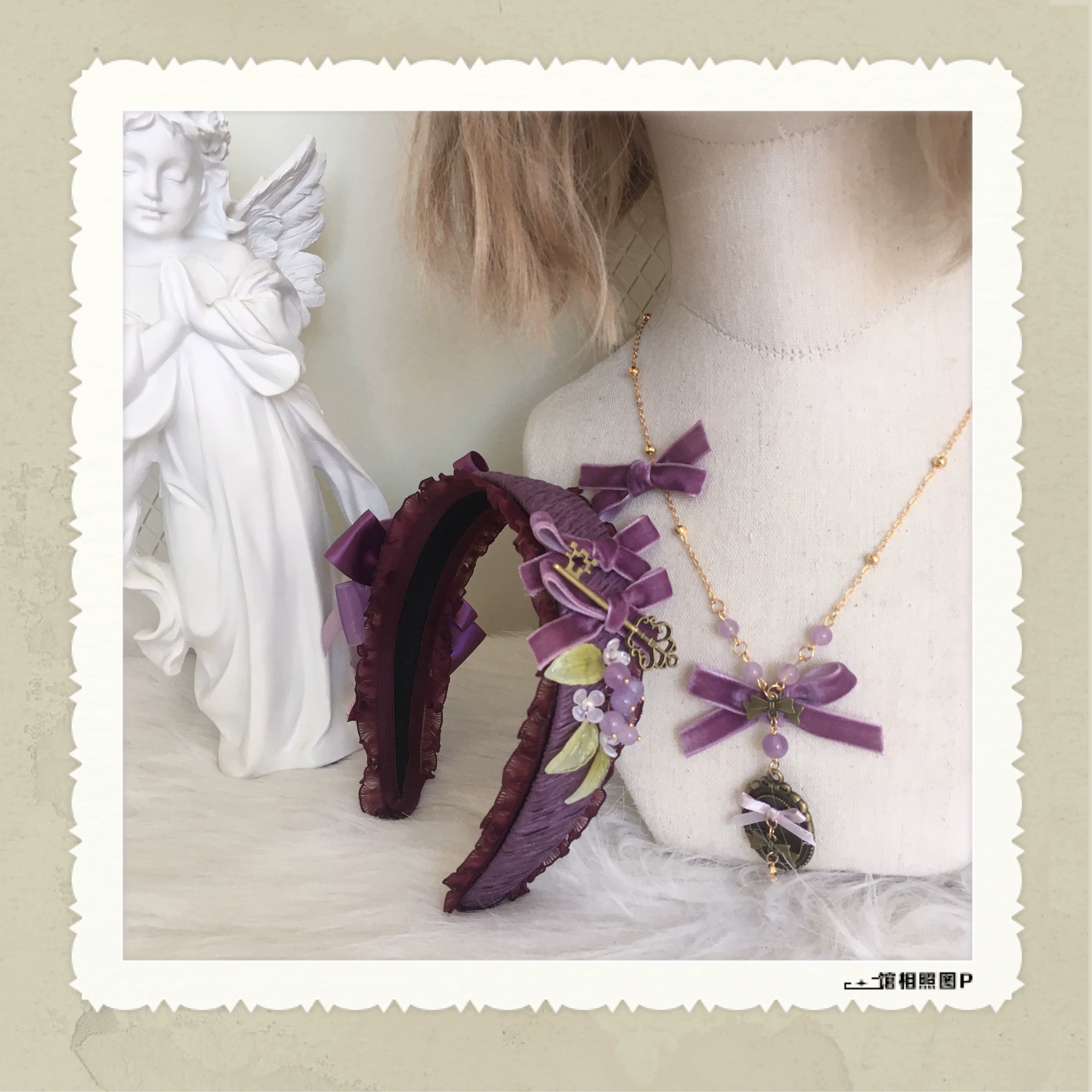 Louvre Vineyard Accessory Hairband Retro Lolita KC - Image 45