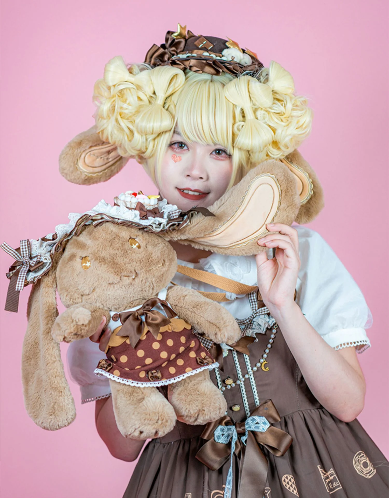 KOKO Chocolate Rabbit - Furry Bunny Lolita Bag - Image 8