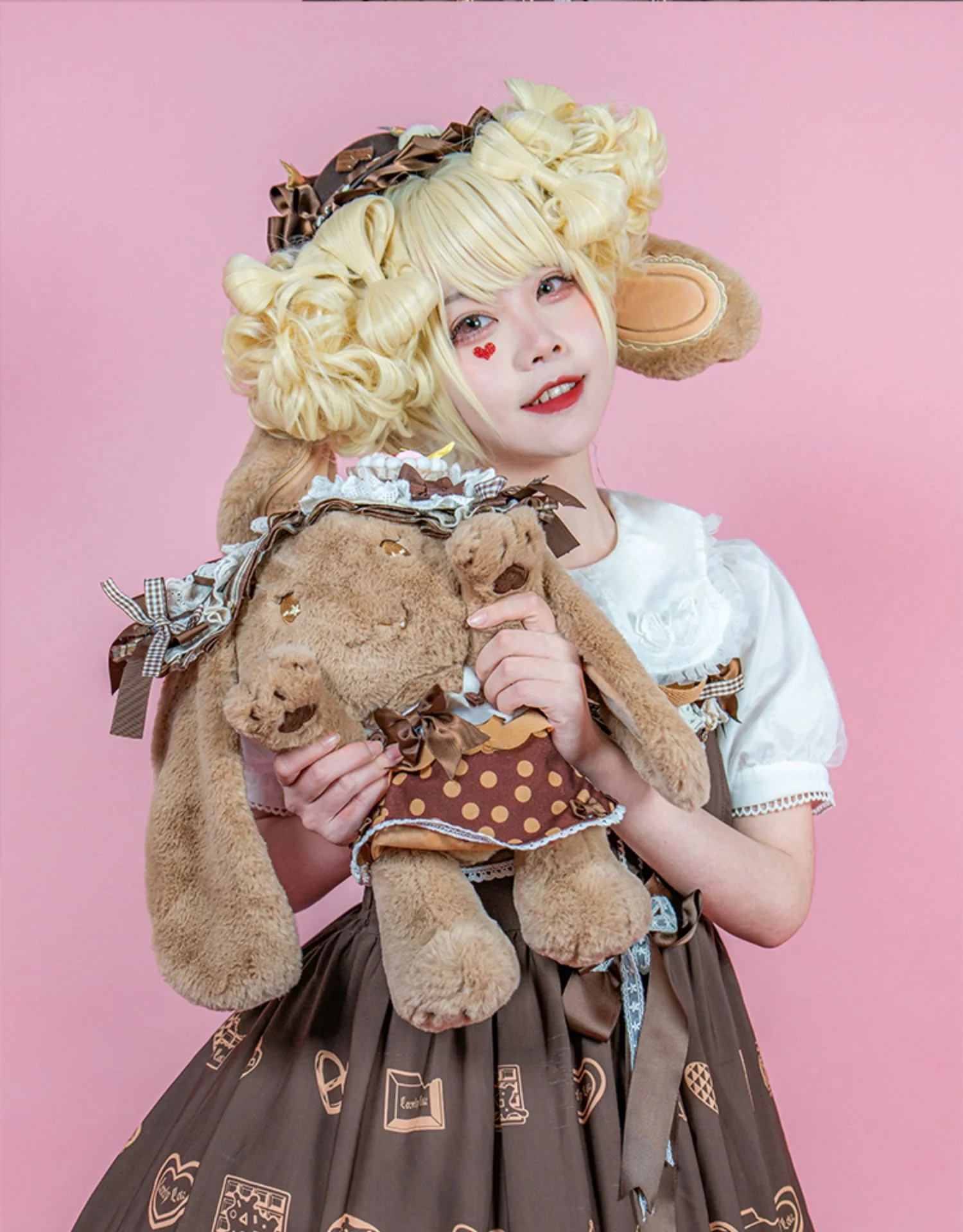 KOKO Chocolate Rabbit - Furry Bunny Lolita Bag - Image 9