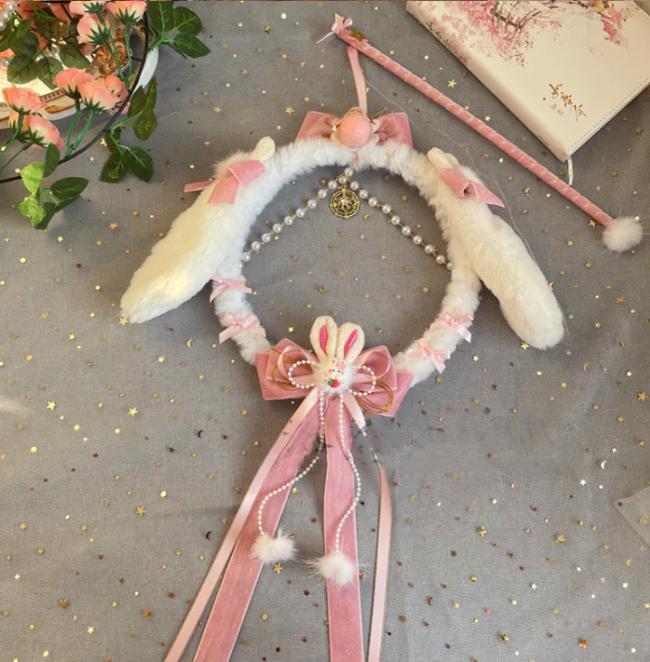 Han Lolita Pink Head Accessory - Image 11