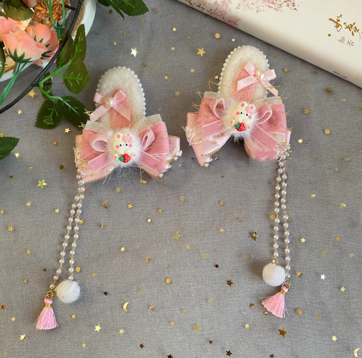 Han Lolita Pink Head Accessory - Image 17