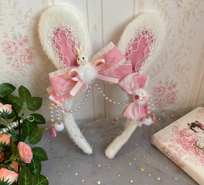 Han Lolita Pink Head Accessory - Image 18