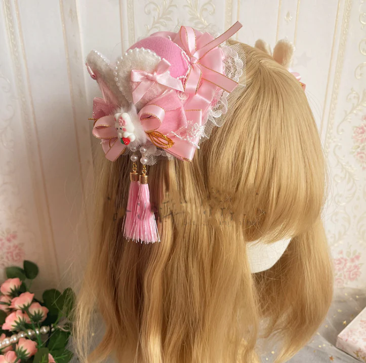 Han Lolita Pink Head Accessory - Image 3