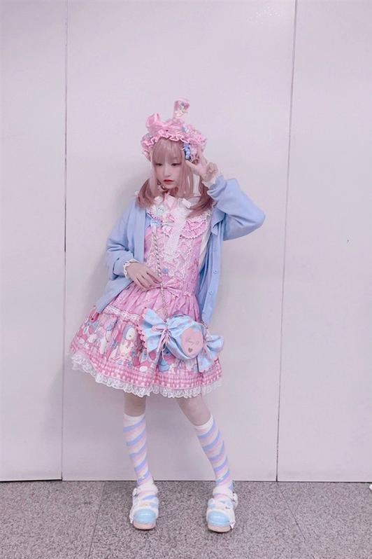 Yukine's Box - Macaron Lolita Cute Stripe Socks - Image 20