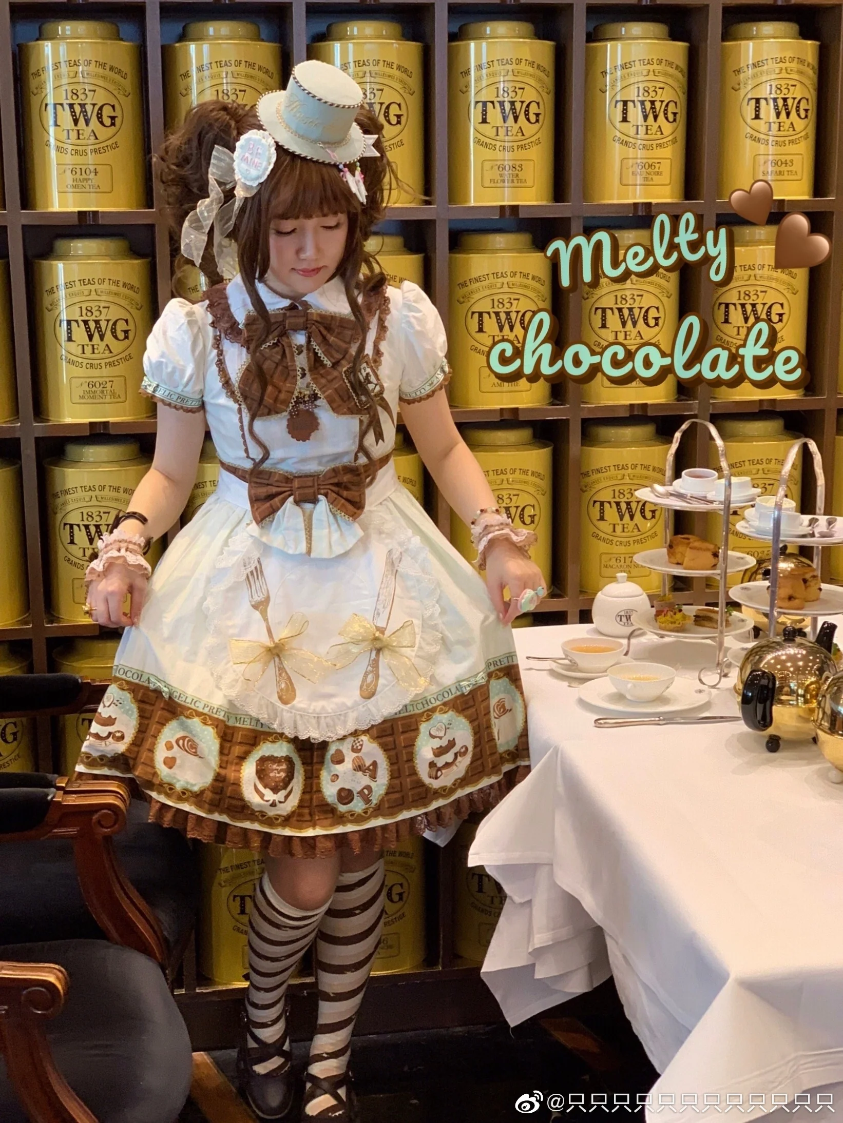 Yukine's Box - Macaron Lolita Cute Stripe Socks - Image 4