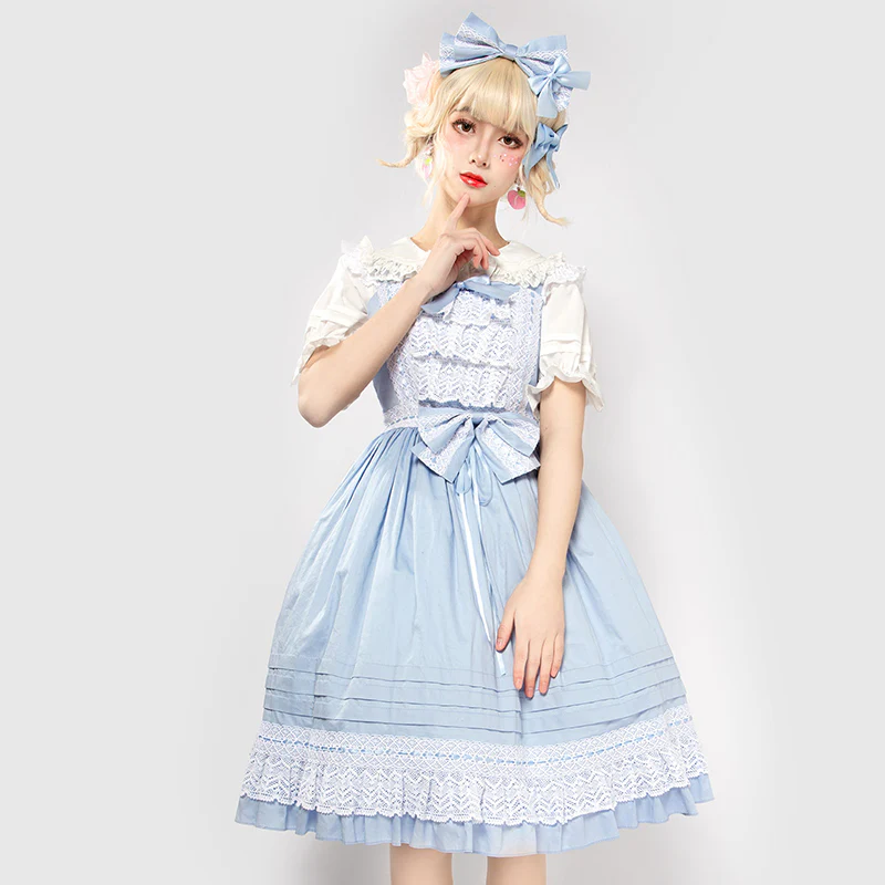 Cute Lolita Jumper Dress Multicolors JSK - Image 11