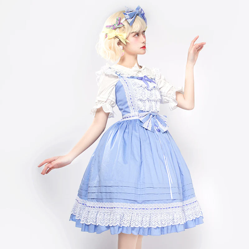 Cute Lolita Jumper Dress Multicolors JSK - Image 22