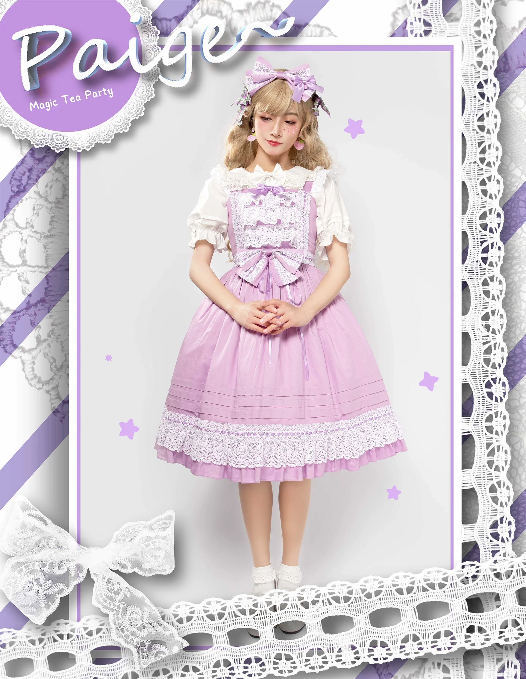 Cute Lolita Jumper Dress Multicolors JSK - Image 31