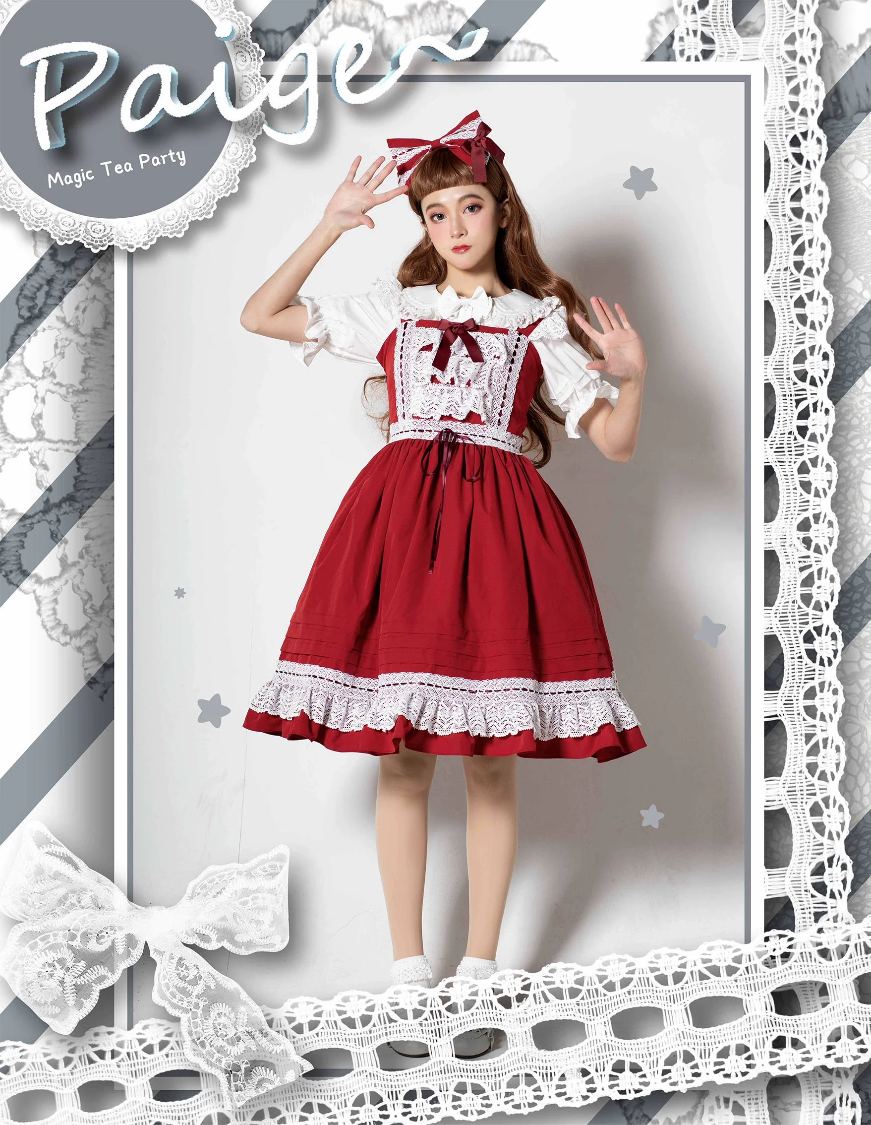 Cute Lolita Jumper Dress Multicolors JSK - Image 36
