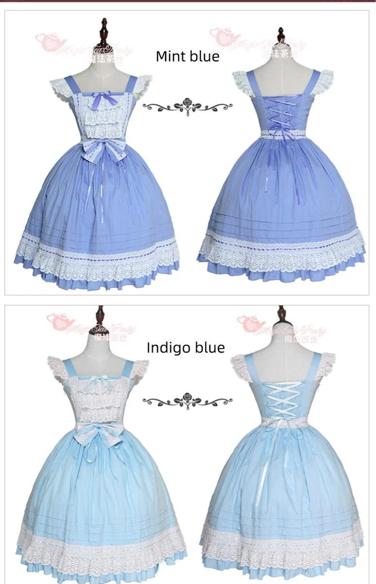 Cute Lolita Jumper Dress Multicolors JSK - Image 39