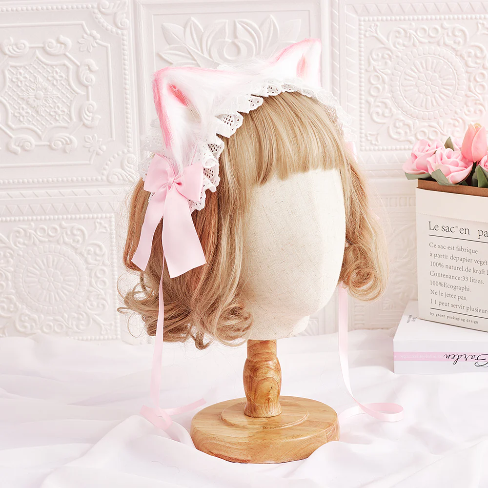 Kawaii Lolita Cat Ears Design Headband