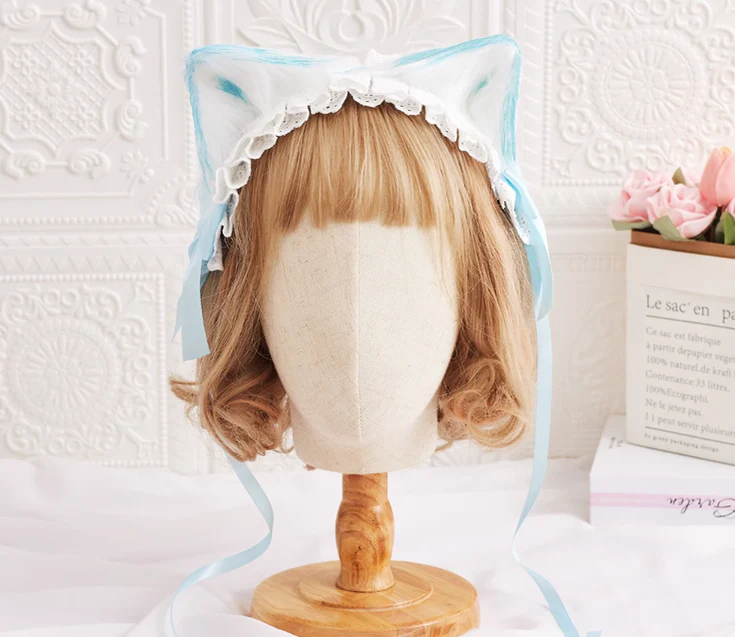 Kawaii Lolita Cat Ears Design Headband - Image 20