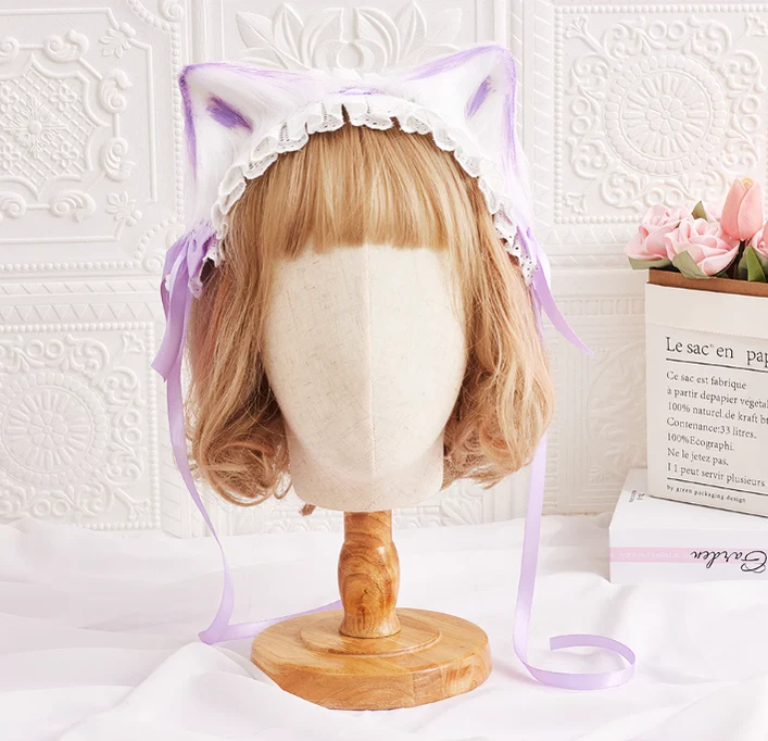 Kawaii Lolita Cat Ears Design Headband - Image 26