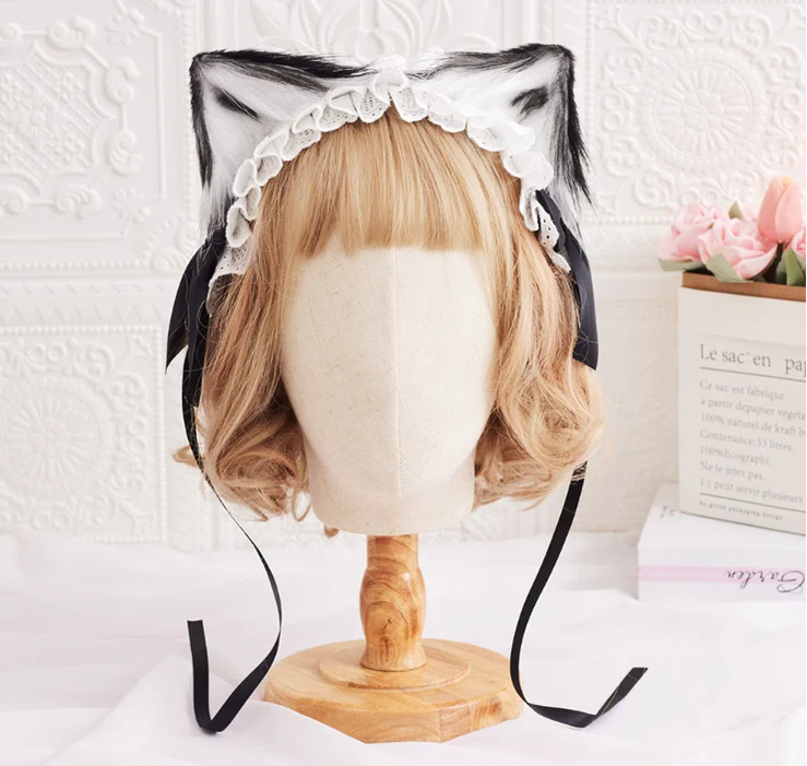 Kawaii Lolita Cat Ears Design Headband - Image 33