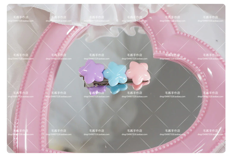 Sweet Lolita Hair Pins Star Shape Multicolor - Image 16