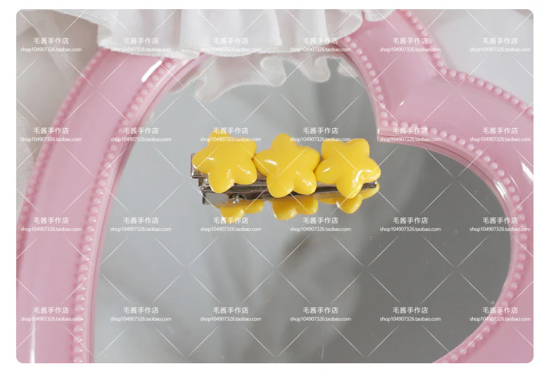 Sweet Lolita Hair Pins Star Shape Multicolor - Image 17