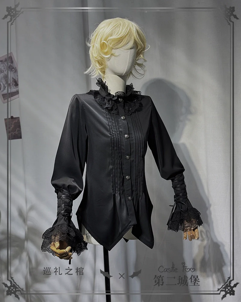 Coffin of Pilgrimage - Medieval European Ouji Lolita Shirt & Pants Suit - Image 32