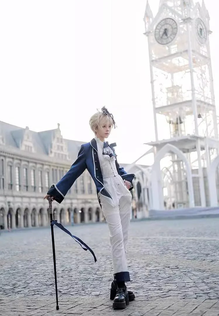 Coffin of Pilgrimage - Medieval European Ouji Lolita Shirt & Pants Suit - Image 38