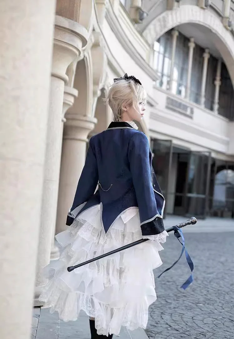 Coffin of Pilgrimage - Medieval European Ouji Lolita Shirt & Pants Suit - Image 51