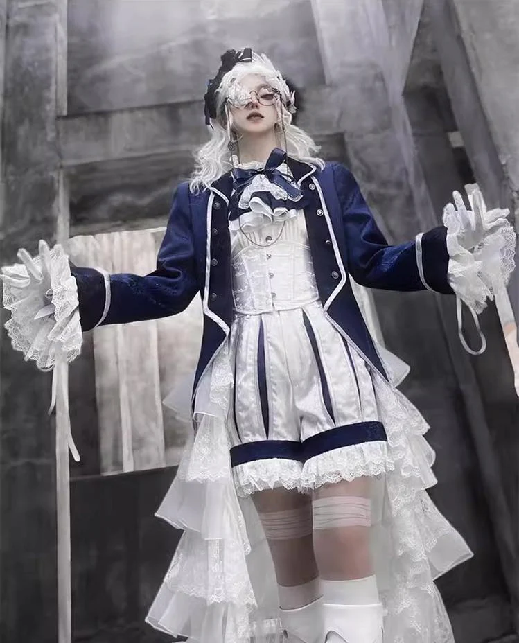 Coffin of Pilgrimage - Medieval European Ouji Lolita Shirt & Pants Suit - Image 52