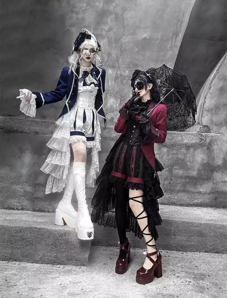 Coffin of Pilgrimage - Medieval European Ouji Lolita Shirt & Pants Suit - Image 6