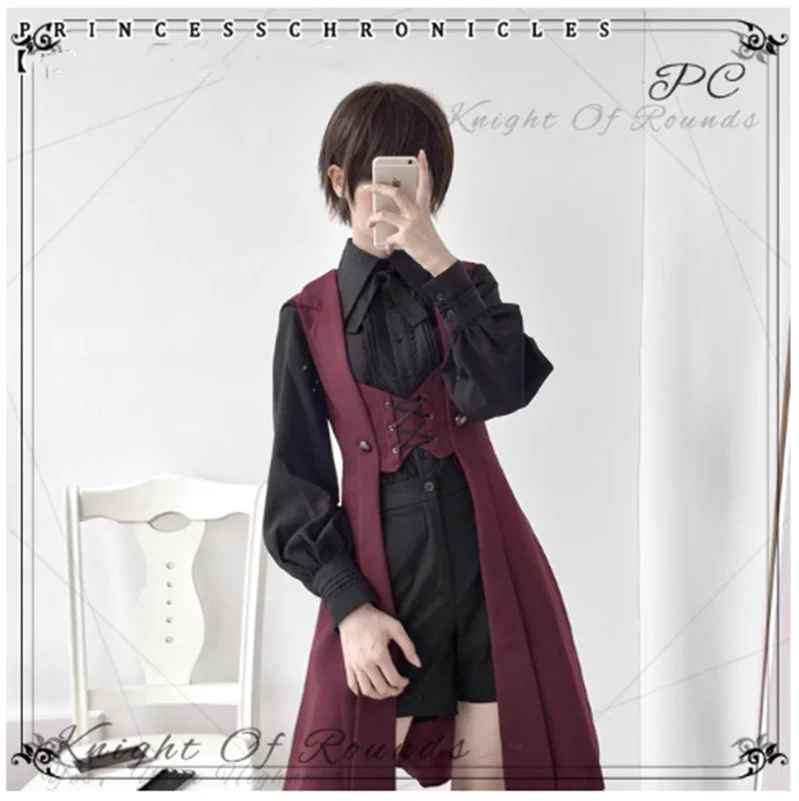 The Night Prelude - Medieval Ouji Lolita Long Vest - Image 10