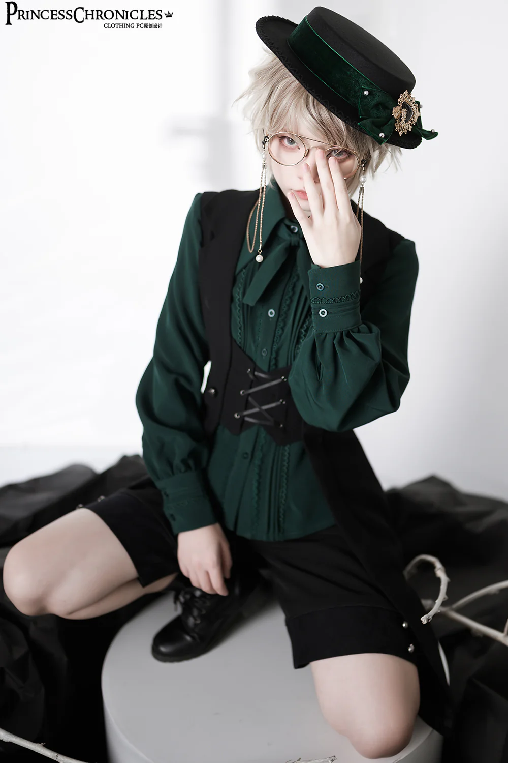 The Night Prelude - Medieval Ouji Lolita Long Vest - Image 16