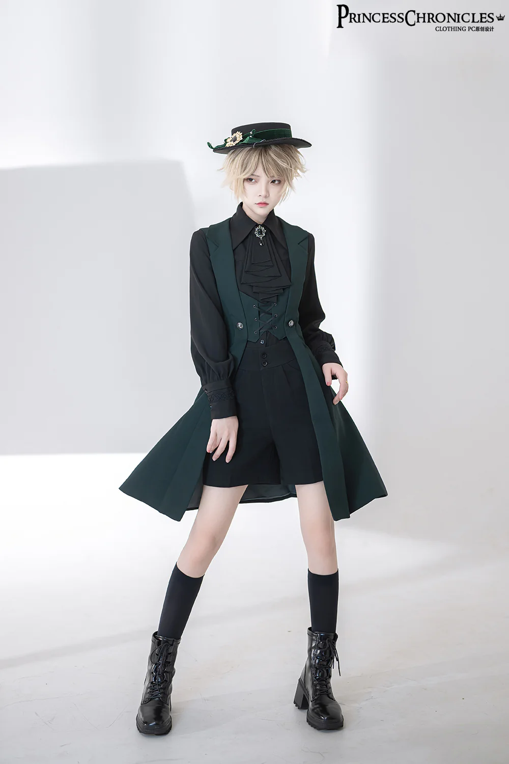 The Night Prelude - Medieval Ouji Lolita Long Vest - Image 21