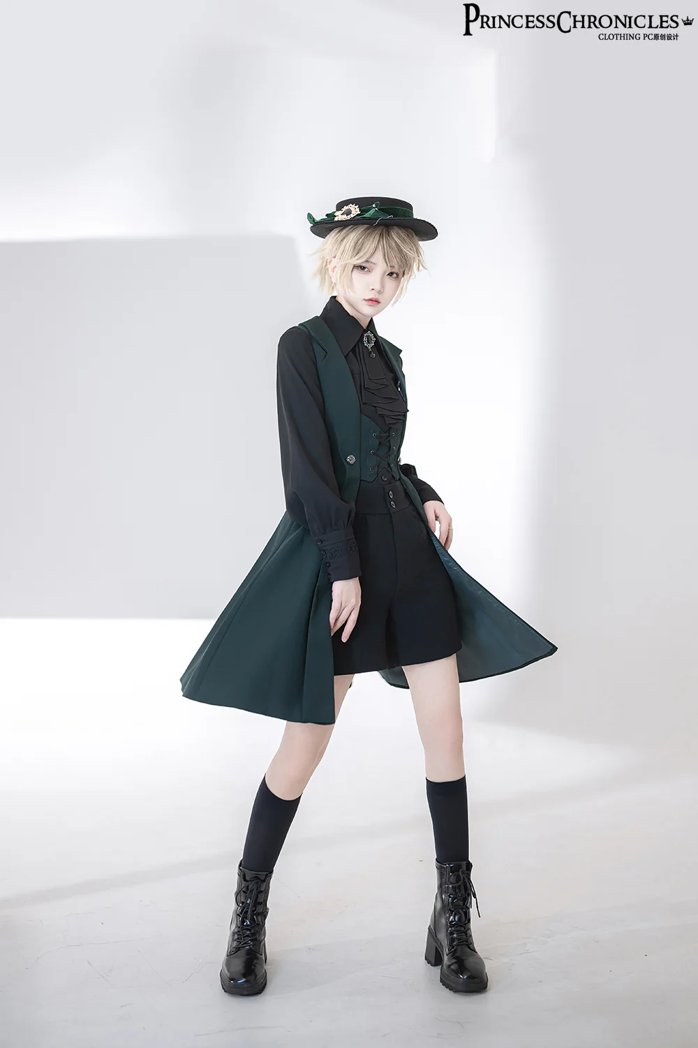 The Night Prelude - Medieval Ouji Lolita Long Vest - Image 22