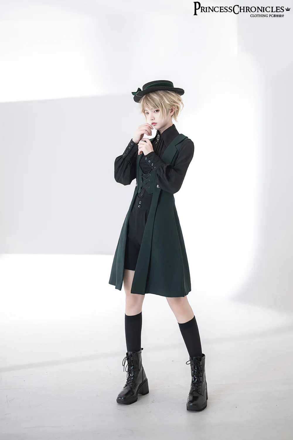 The Night Prelude - Medieval Ouji Lolita Long Vest - Image 23