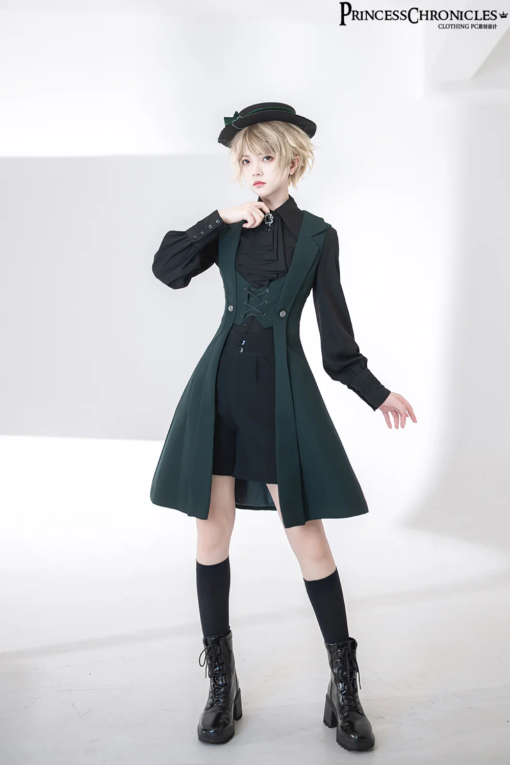 The Night Prelude - Medieval Ouji Lolita Long Vest - Image 24
